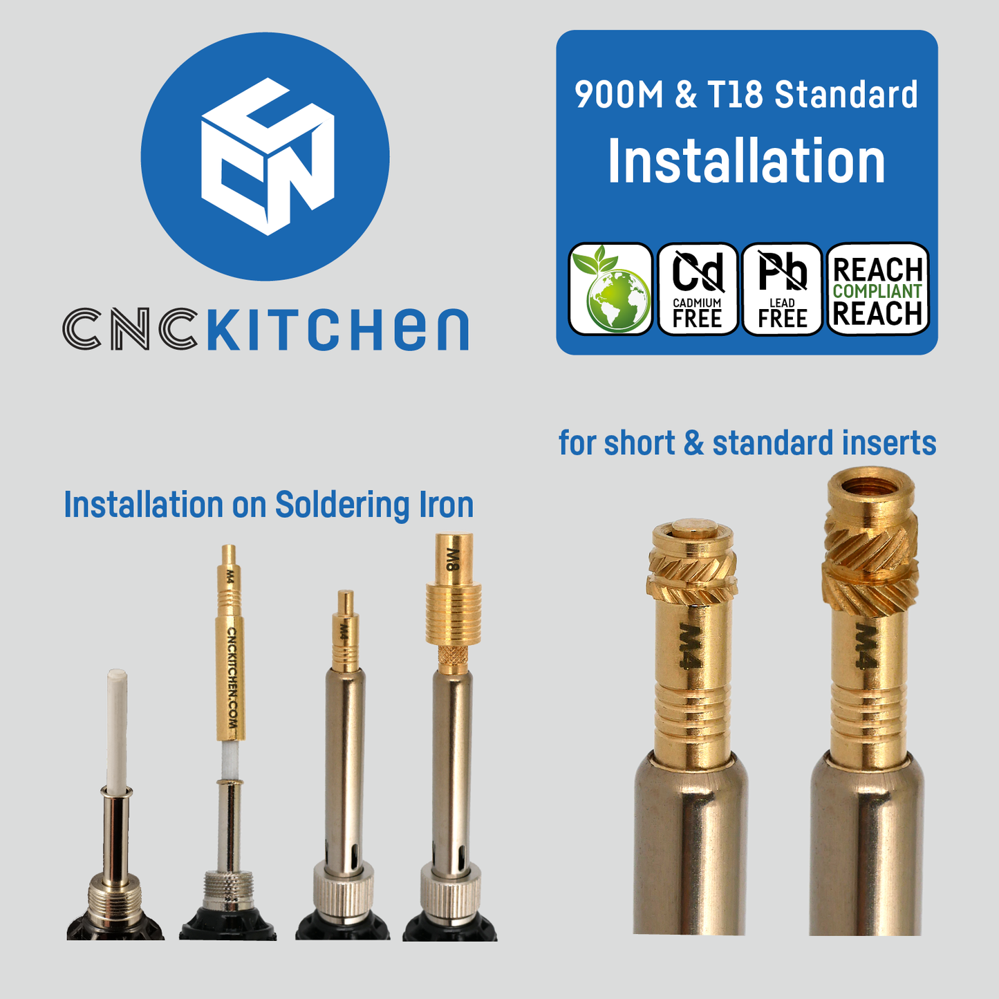 Soldering Iron Adapters and Tips for Inserts
