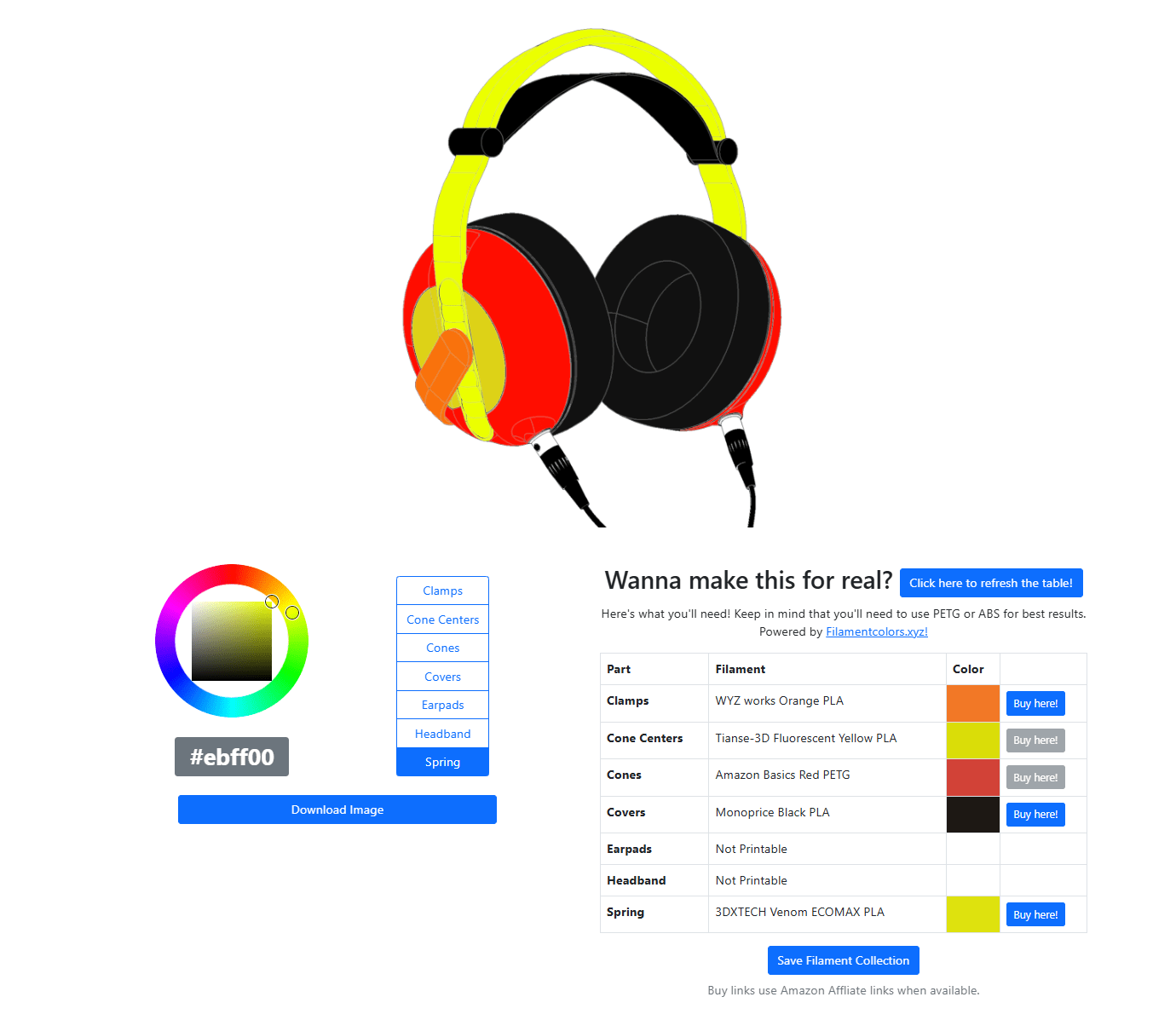 Head(amame) Parts Kit