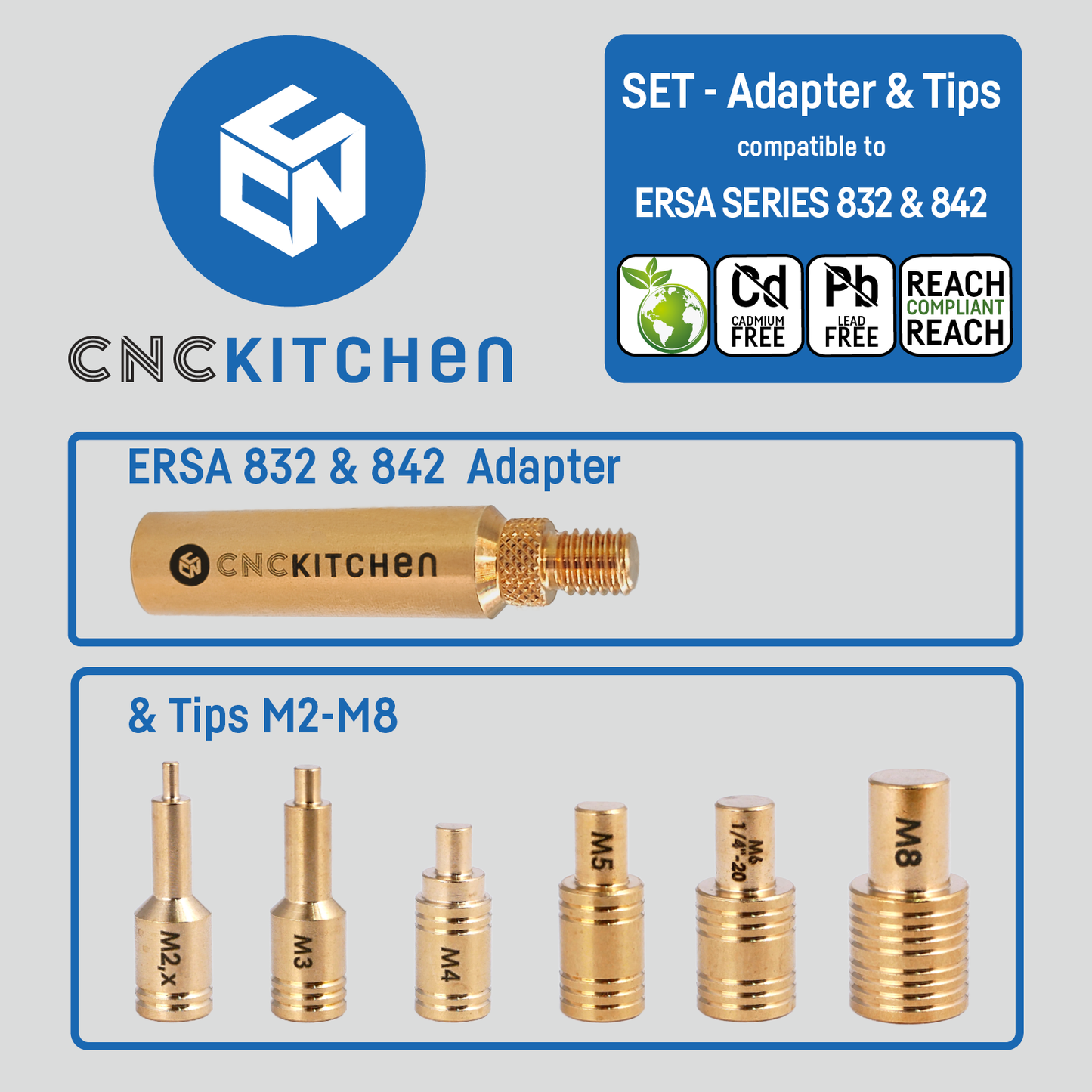 Soldering Iron Adapters and Tips for Inserts