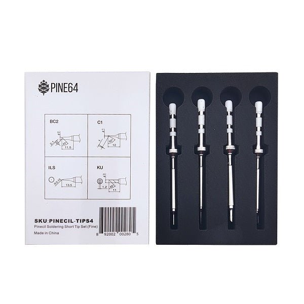 PINECIL Soldering Short Tip Set (Fine)