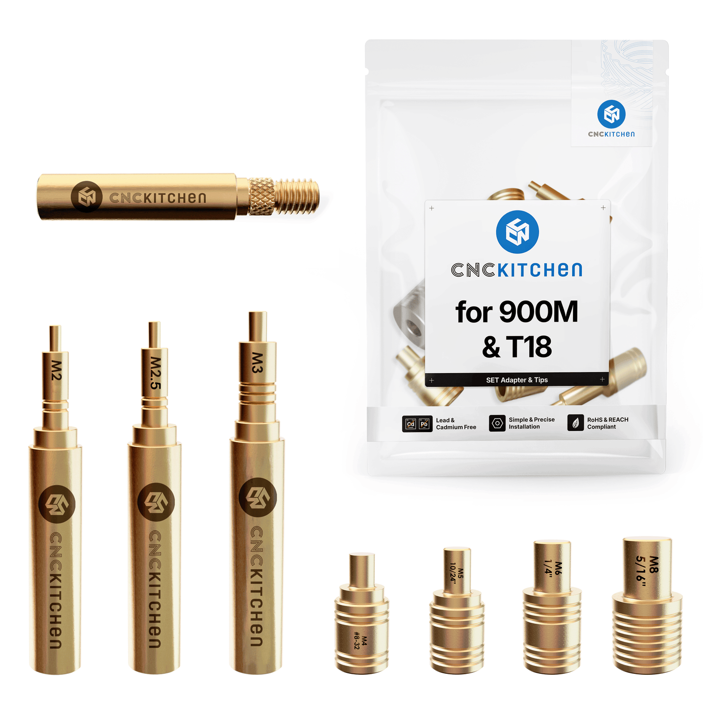 900M & T18 Narrow Installation Tips Set