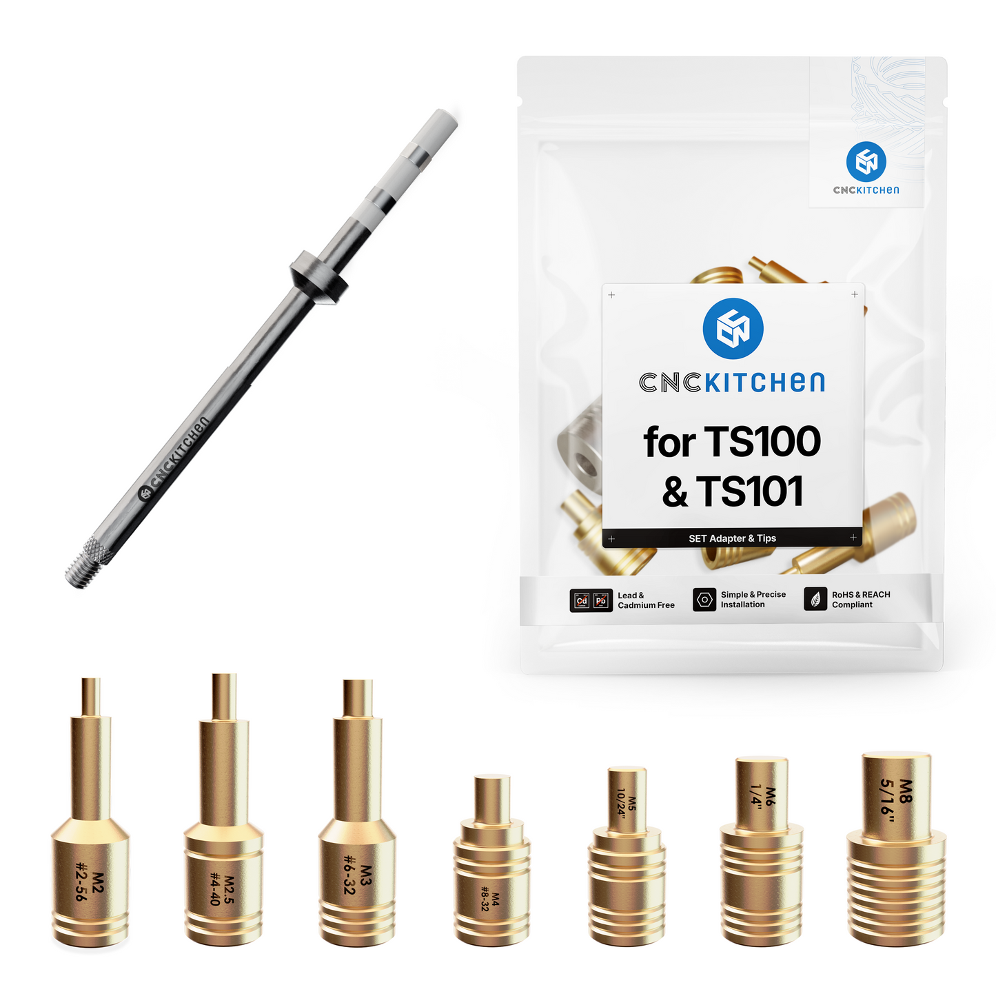 Pinecil & TS100/TS101 Installation Tips Set