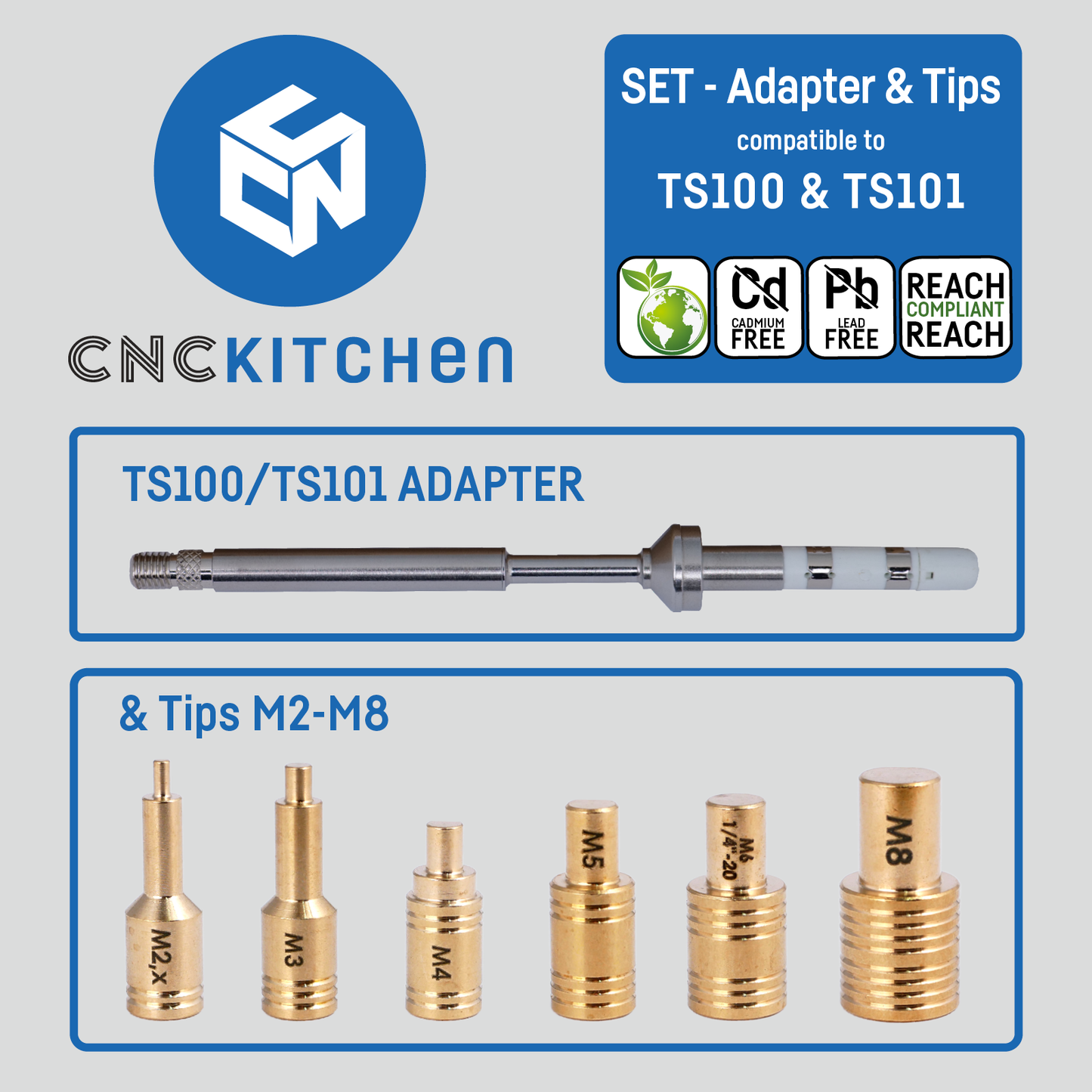 Soldering Iron Adapters and Tips for Inserts