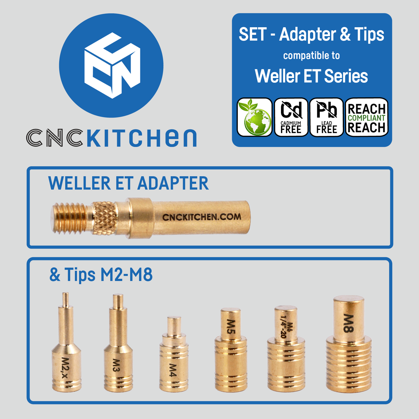 Soldering Iron Adapters and Tips for Inserts