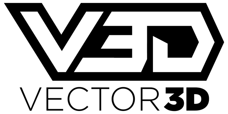 V3D Vector 3D logo