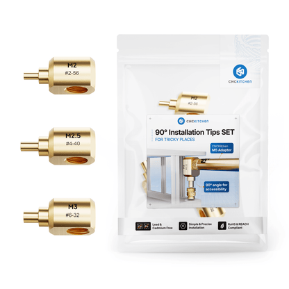 90° Installation Tip SET M2, M2.5 & M3