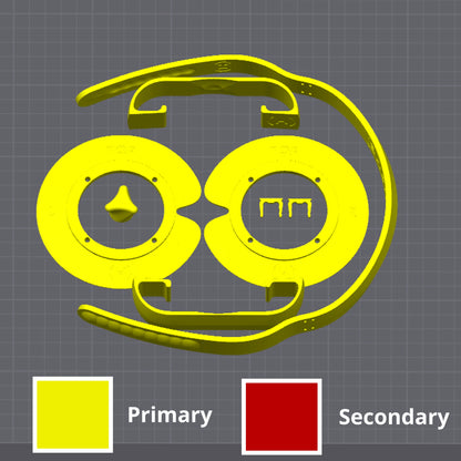 Head(amame) Custom 3D Prints - Gyroid Open Back