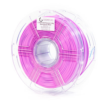 Unicorn Dual Colour Silk PLA Filament 1.75mm 1kg