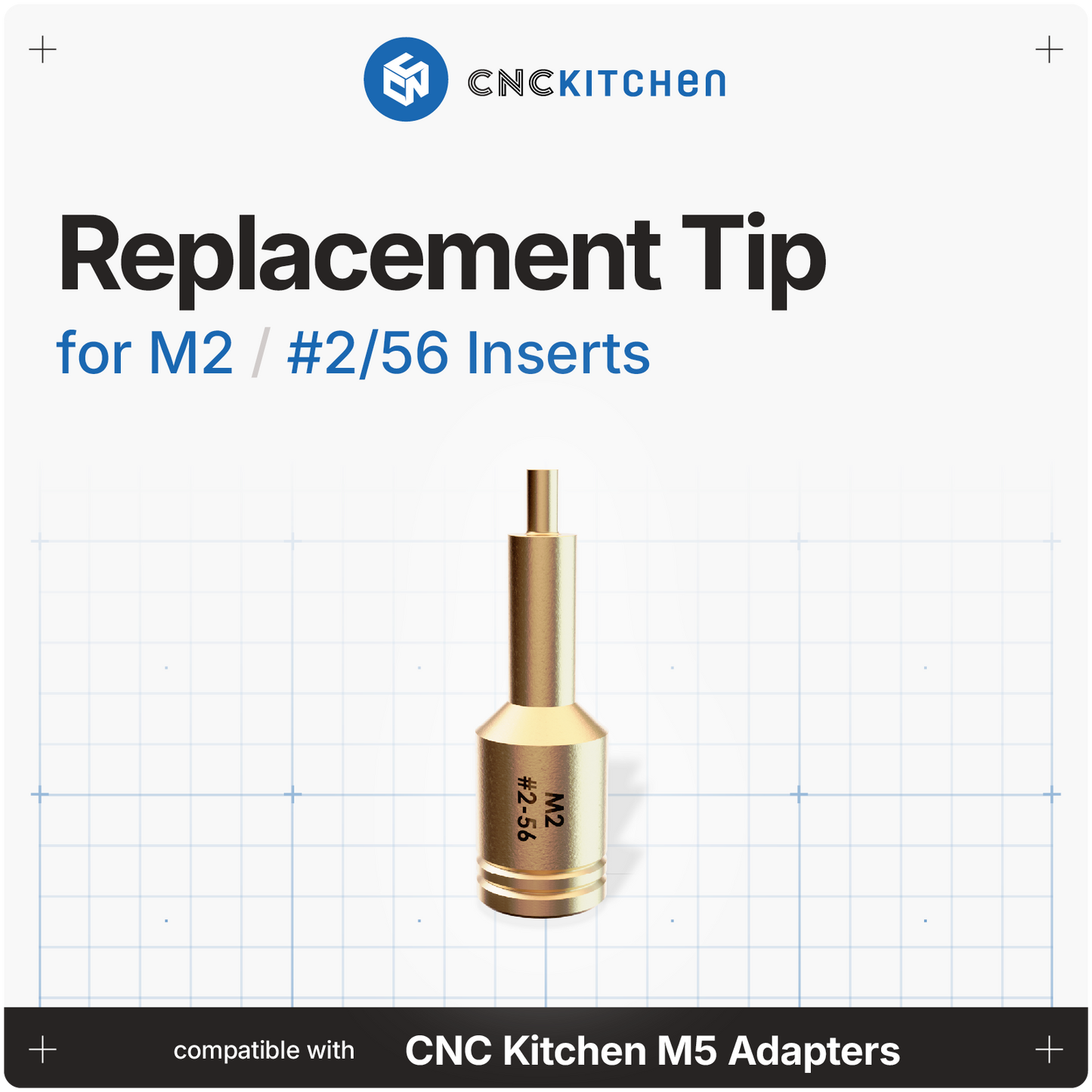 Replacement Insert Tips M2, M2.5, M3