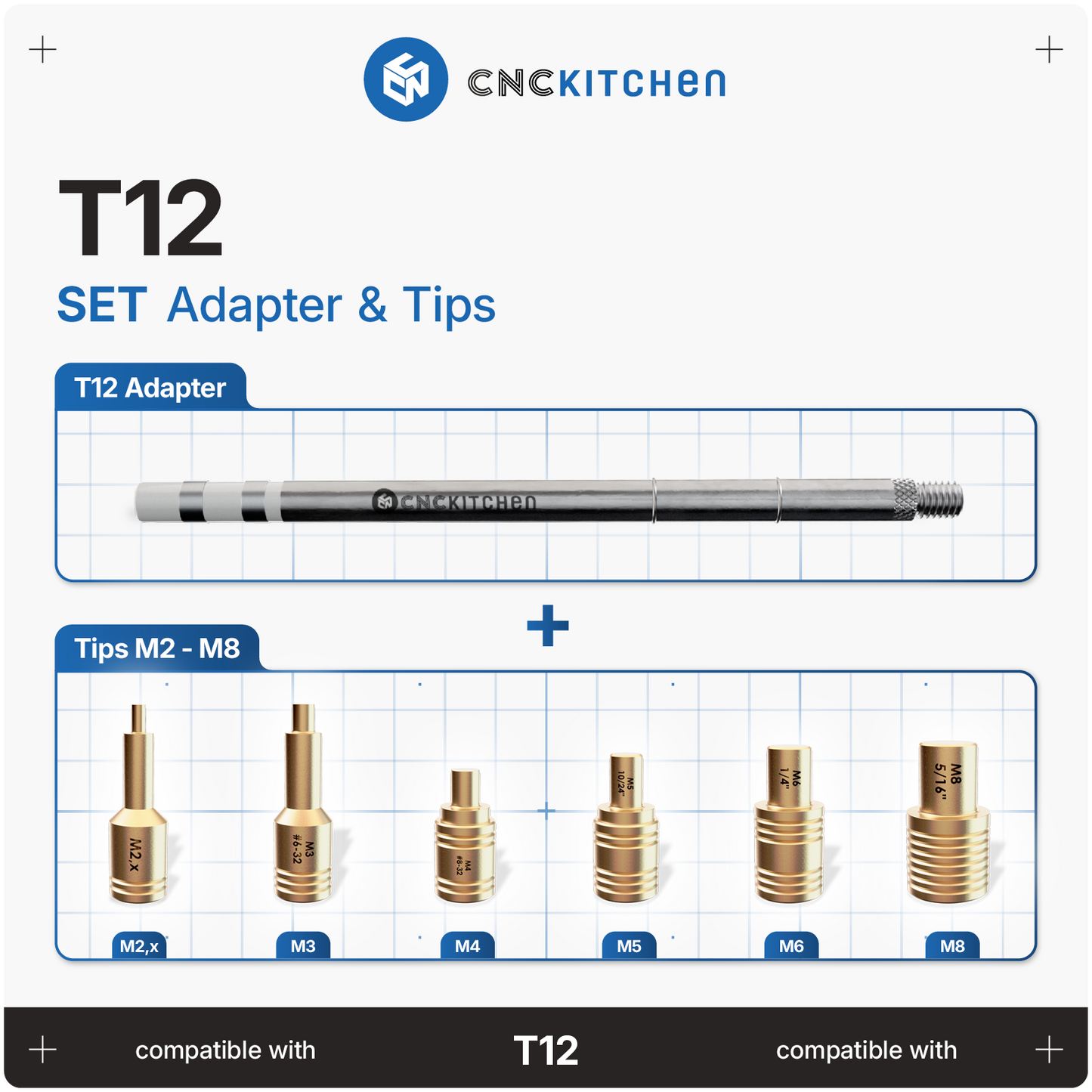 Soldering Iron Adapters and Tips for Inserts (See Variants)