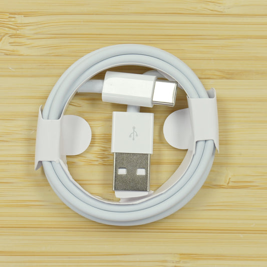 USB-A to USB-C Cable White