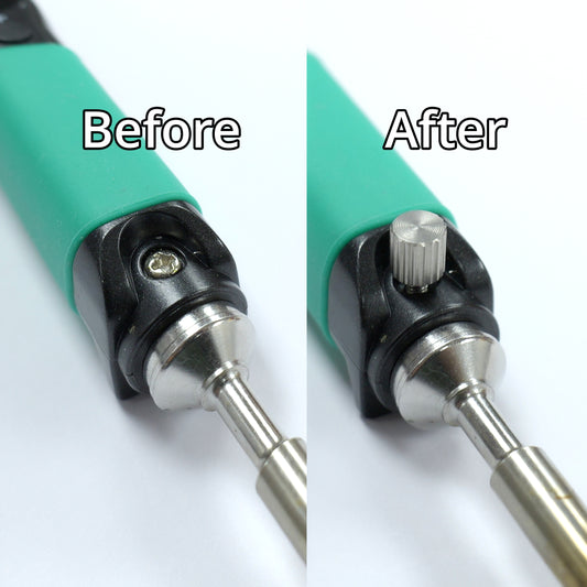 Pinecil Toolless Tip Swap Thumb Screw